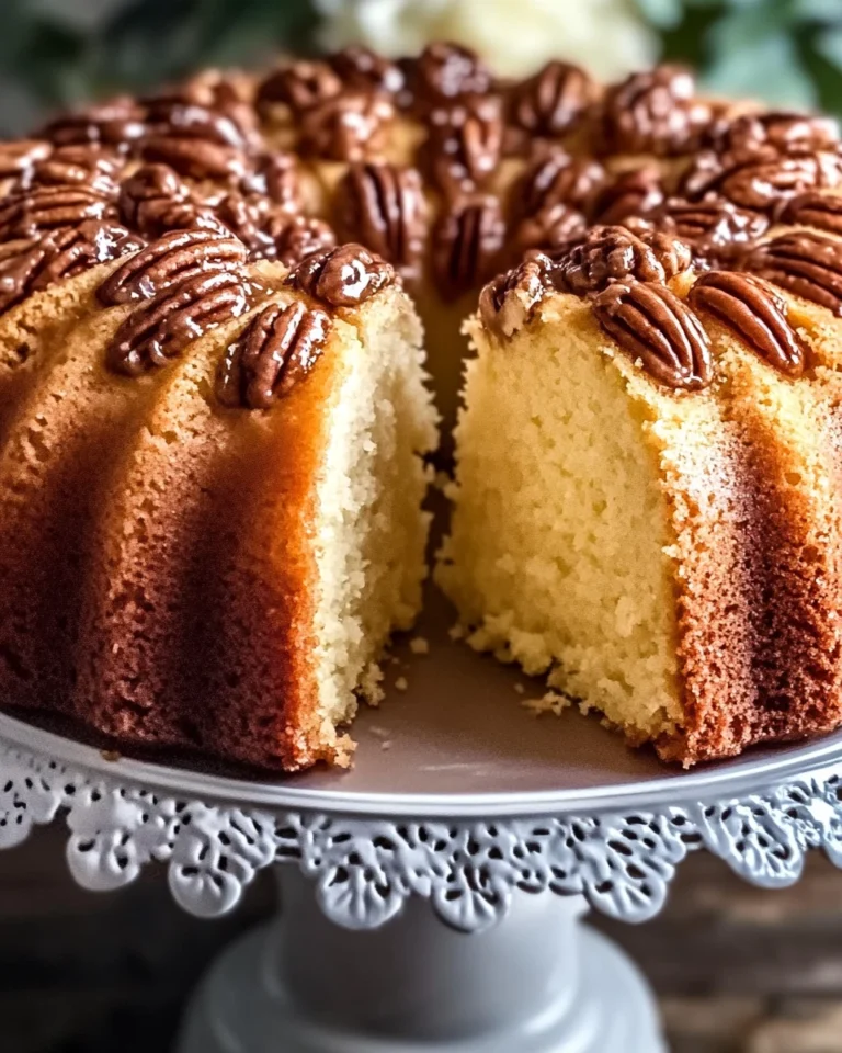 Pecan Praline Buttermilk Pound Cake 4 Pecan Praline Buttermilk Pound Cake